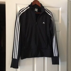 Black Adidas track jacket